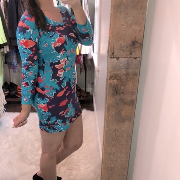 Lilly Pulitzer Reef Me Up Corrine small cotton jersey dress - Picture 3 of 6